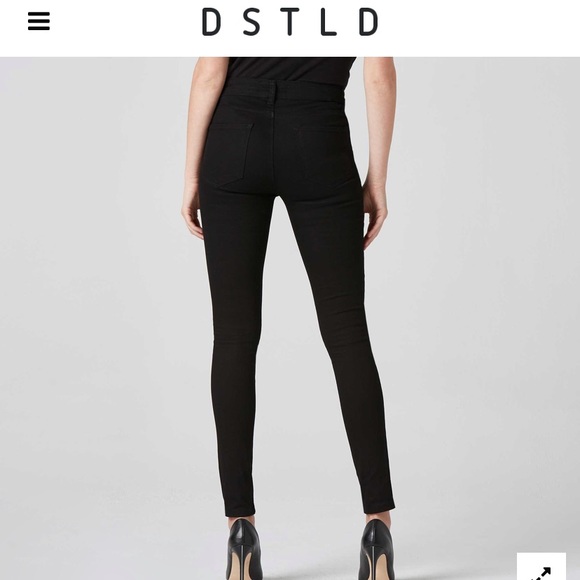 NWT Black denim DSTLD 29x30 - Picture 3 of 3